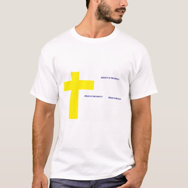 Jesús es la manera de camiseta (Anverso)
