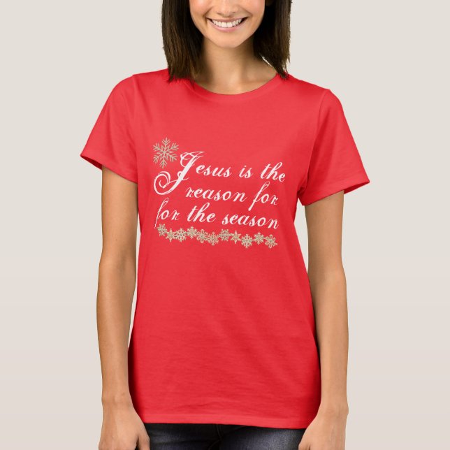 Jesús es la razón de la camiseta de la estación (Anverso)
