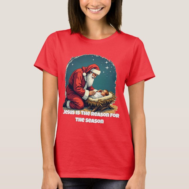 Jesús es la razón de la camiseta de los Navidades  (Anverso)