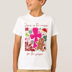 Jesús Es La Razón De La Camiseta De Un Niño De Tem