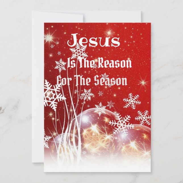Jesús es la Razón de la Navidad (Anverso)