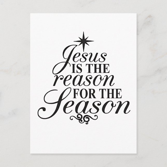 Jesús Es La Razón De La Temporada De Navidad  (Anverso)