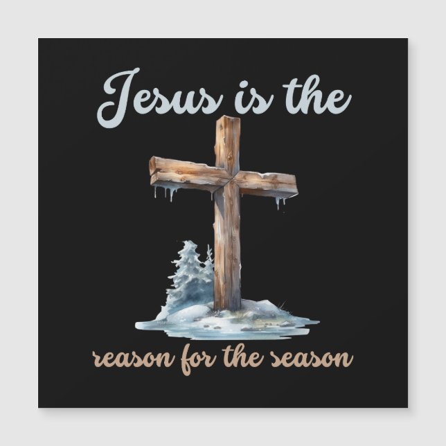 Jesús es la razón de la temporada Navidades Jesús (Anverso)