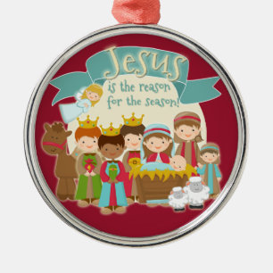 "Jesús es la razón de la temporada" Ornamento