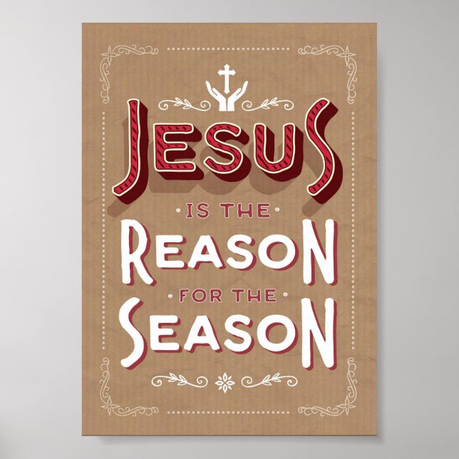 Jesús es la razón del Poster de arte de temporada (Frente)