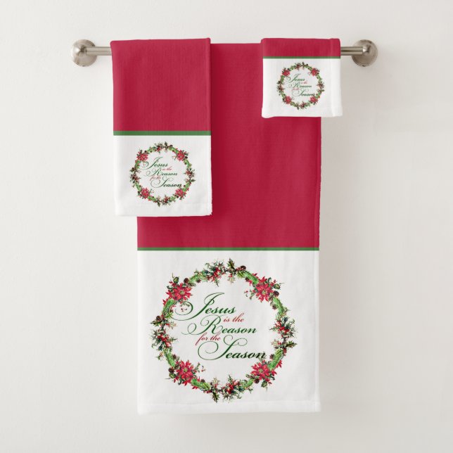 Jesús es la razón por la que el conjunto de toalla (In situ)