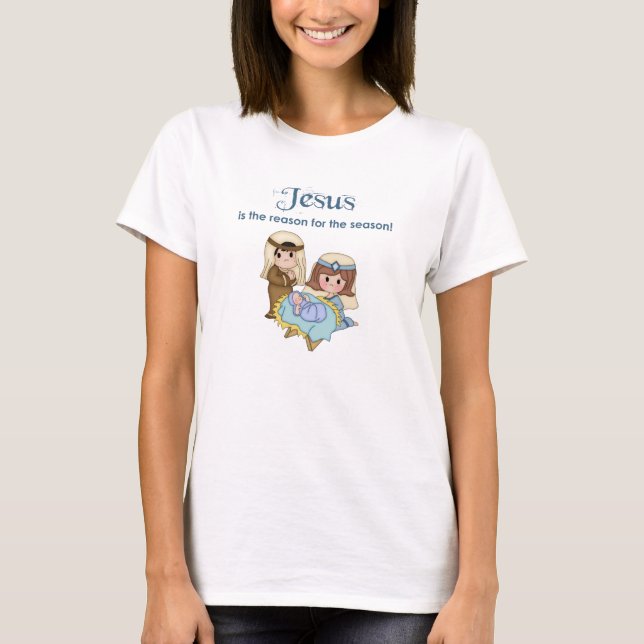 Jesús es la razón por la que los Navidades Camisa  (Anverso)