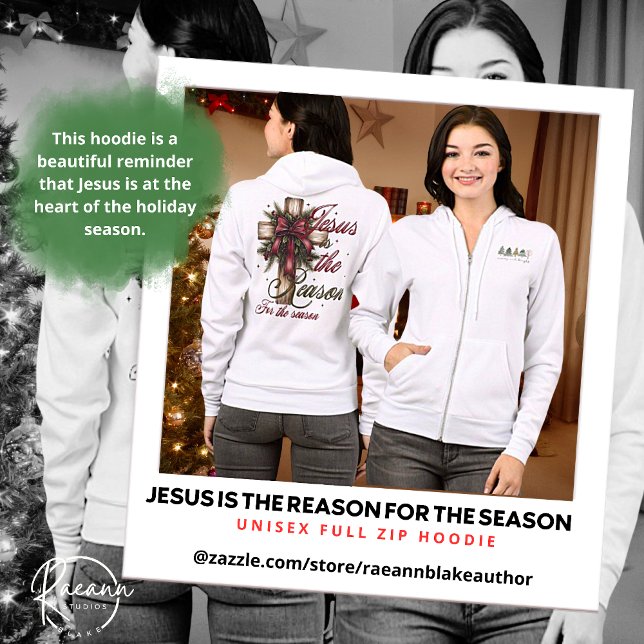 Jesús es la Razón Sudadera con Capucha Unisex de C (Subido por el creador)