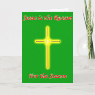 Jesús es la tarjeta de felicitación del navidad de