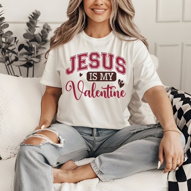 Jesús Es Mi Camisa De San Valentín, Cristiano Vale (Jesus is my Valentine shirt, Christian Valentine shirt, faith-based Valentine shirt, religious shirt)