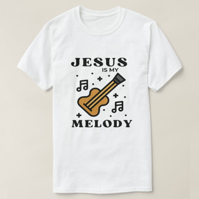 Jesús es mi camiseta melody (Diseño del anverso)