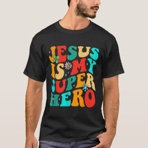 Jesús Es Mi Camiseta Religiosa Cristiana Superhero
