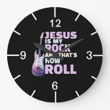 Jesús Es Mi Reloj De Muro De Rock