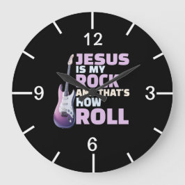 Jesús Es Mi Reloj De Muro De Rock