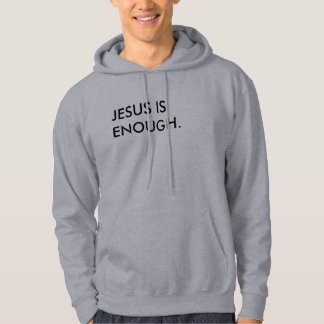 Jesús es suficiente sudadera encapuchado