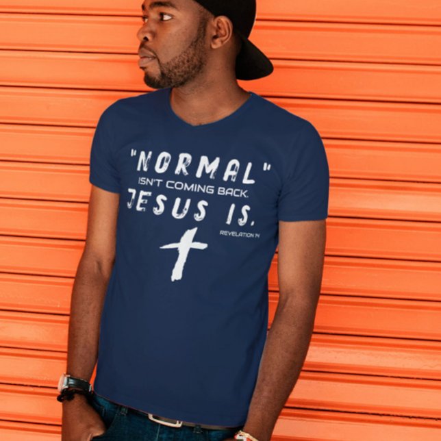 Jesús está de vuelta camiseta (Christian Trendy t-shirt)