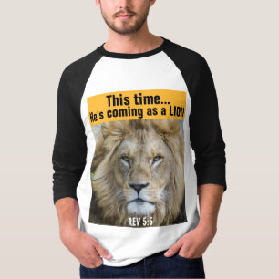 (JESÚS) ESTA VEZ VIENE COMO UN LEÓN DE CAMISETAS