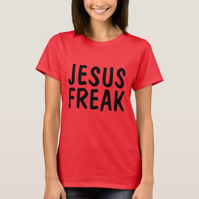 JESUS FREAK, camisetas cristianas (Anverso)