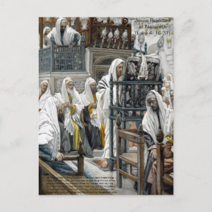 Jesús fue rechazado en la postal de Nazaret