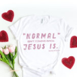 Jesús ha vuelto a la camiseta para ella<br><div class="desc">Camiseta cristiana con el verso bíblico de la Revelación 14 (Jesús vuelve). En caligrafía mixta y tipografía minimalista. Este diseño moderno y moderno es la declaración perfecta de regalo y moda. #cristiano #religión #Escrituras #fe #Bible #jesus</div>