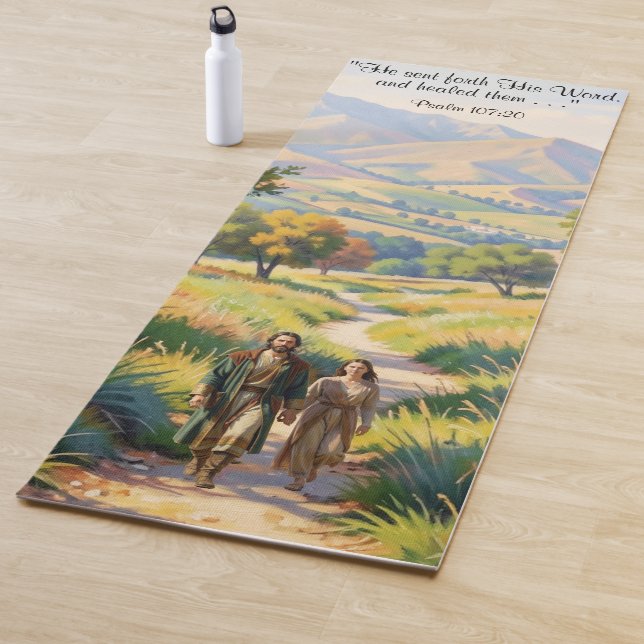 Jesus Heals Exercise Mat (In situ)