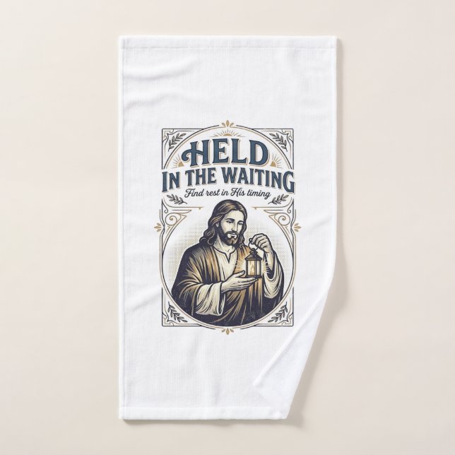 Jesús Infertilidad Intentando Concebir Ánimo (Toalla de mano)
