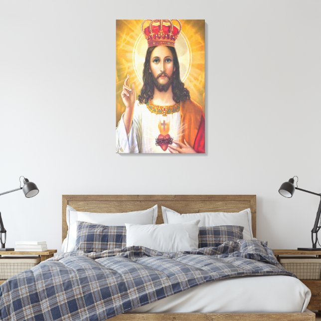 Jesús King Lienzo envuelto (Insitu(Dormitorio))