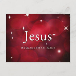 Jesús La razón de la postal de los Navidades de te