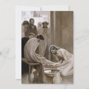 Jesús lavando pies de discípulos   Albert Edelfelt