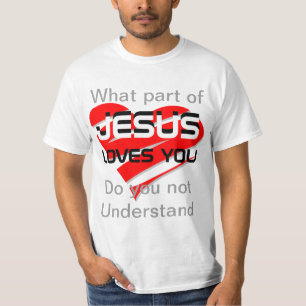 JESÚS LE AMA CAMISETA