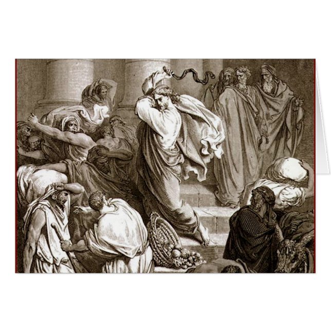 Jesús limpia el templo (Anverso (Horizontal))