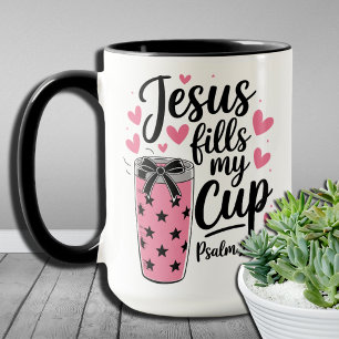 Jesús llena mi copa - Inspirador Mug Cristiano