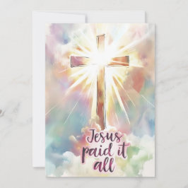 Jesús Lo Pagó Toda La Tarjeta Llanura De Pascua De