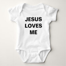 "Jesús me ama" Baby Jersey Bodysuit