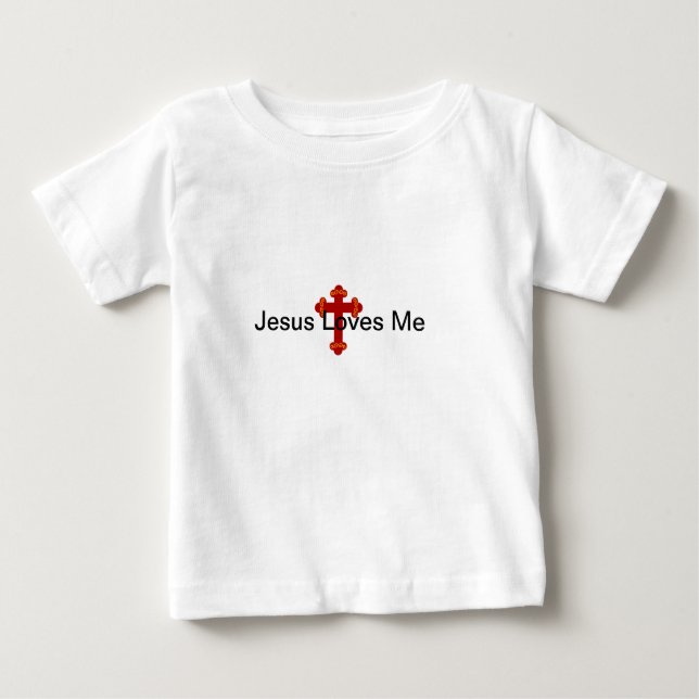 Jesús me ama camiseta infantil (Anverso)