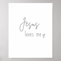 Jesús me ama. Impresiones y Pósters