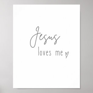 Jesús me ama. Impresiones y Pósters