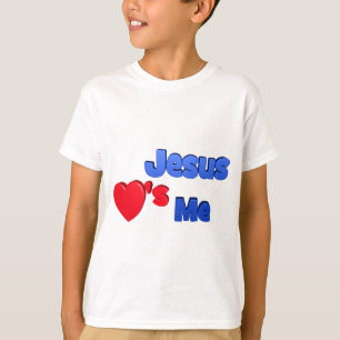 Jesús Me Ama La Camiseta De Los Niños