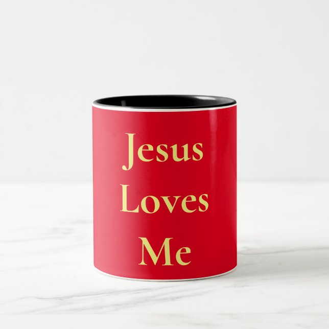 Jesús me ama la taza de café (Centro)