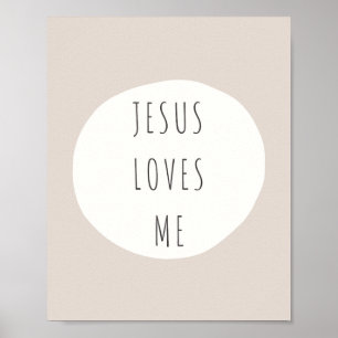 Jesús me ama. Póster e Impresiones