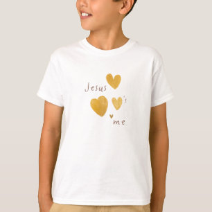 Jesús me quiere. Moderna camiseta infantil