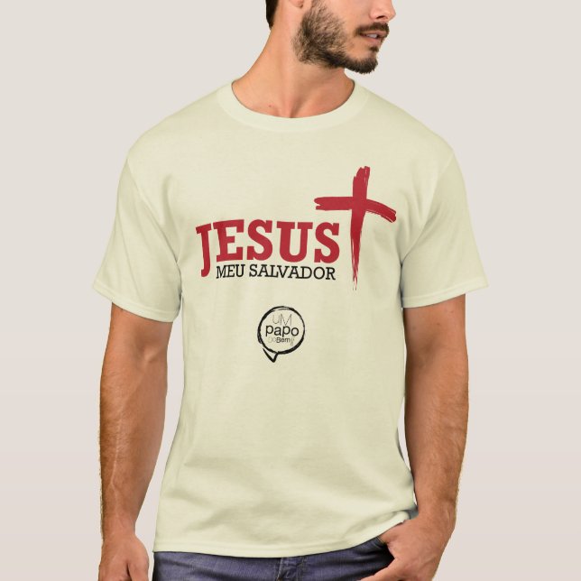 Jesus MeuSalvador - Camisa Oficial do uMpapoDoBem! (Anverso)