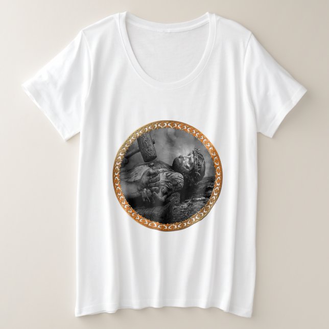 Jesús Nacía con sus brazos y manos abrochadas (Anverso del diseño)