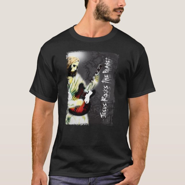 Jesús oscila la camiseta del planeta (Anverso)