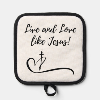 Jesus Oven Mitt y Pot Holder