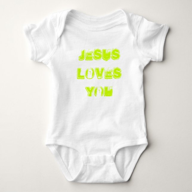 Jesús para mujer le ama camisa (Anverso)