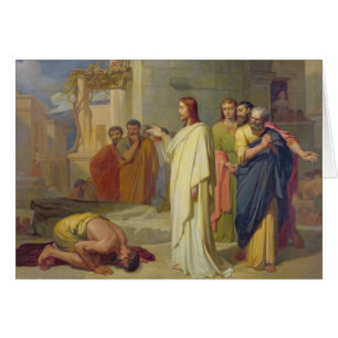 Jesús que cura al leproso, 1864