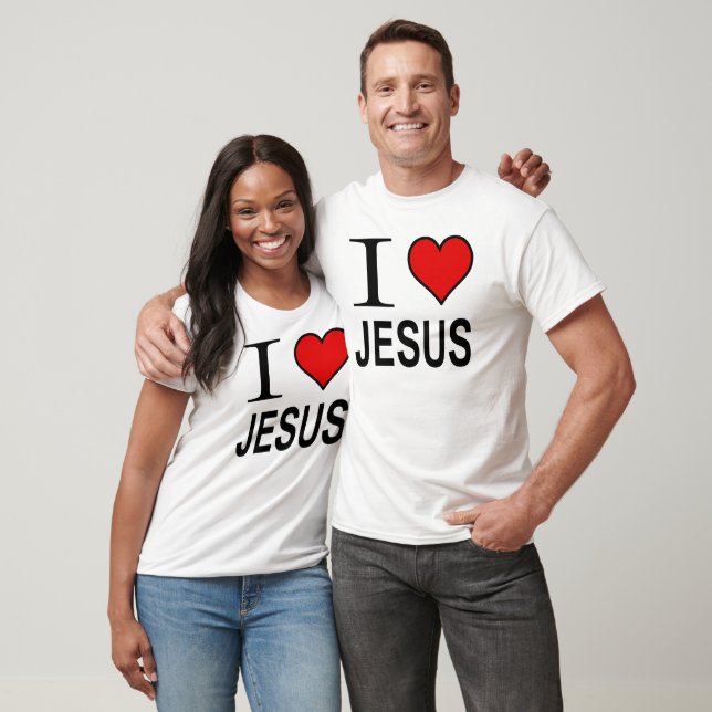 Jesús Regalos I Love Jesus Logo Tank Top (Unisexo)