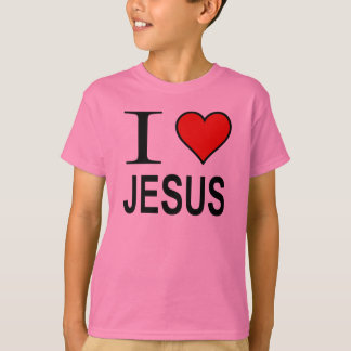 Jesús regalos que amo a Jesús en camisa orgánica