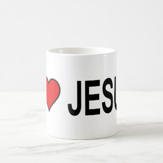 Jesús regalos que amo a Jesús en la taza de 11oz